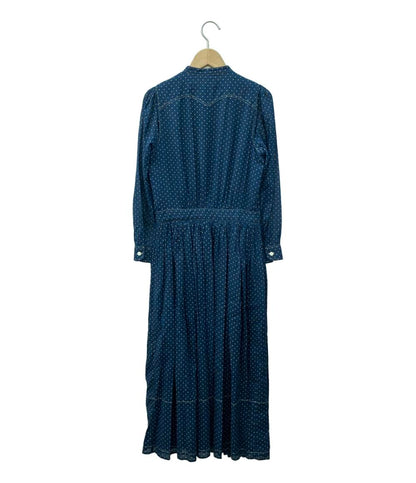 ラルフローレン 長袖ドット柄ワンピース レディース SIZE 155/80A RALPH LAUREN