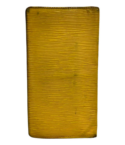 ルイ・ヴィトン 二つ折り札入れ長財布 ポルトカルトクレディ エピ M63219 レディース LOUIS VUITTON