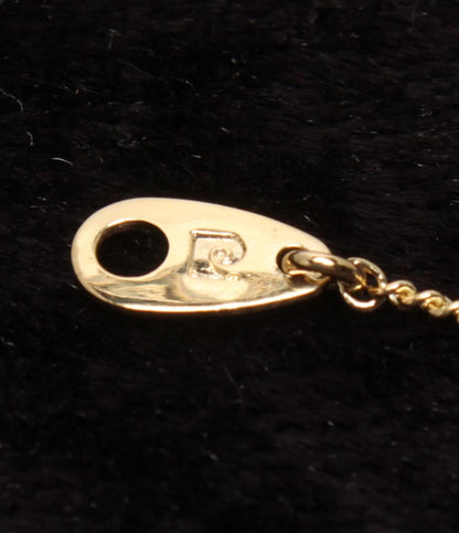 美品 ピエールカルダン ネックレス K18 ルビー リボンモチーフ レディース Pierre Cardin