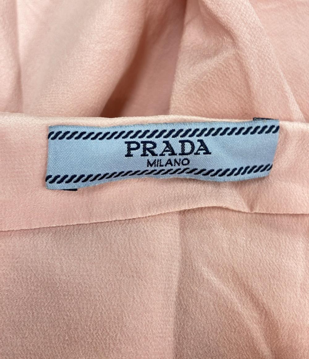 プラダ シルクフレアミディアムスカート レディース SIZE 42 (L) PRADA
