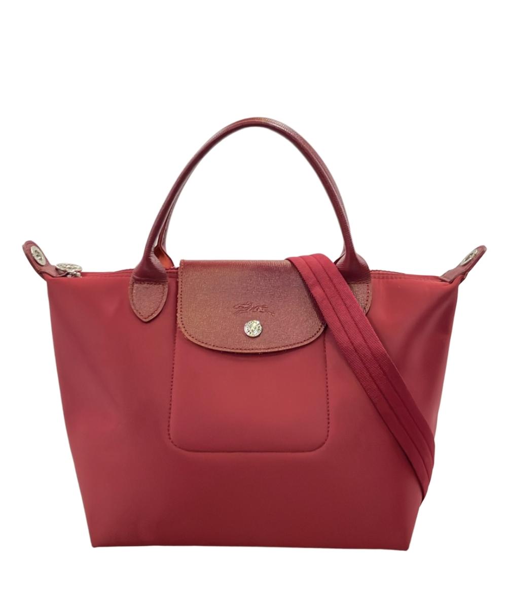 美品 Longchamp 2WAY ハンドバッグ ショルダーバッグ 斜め掛け ル プリアージュ ネオ レディース ロンシャン