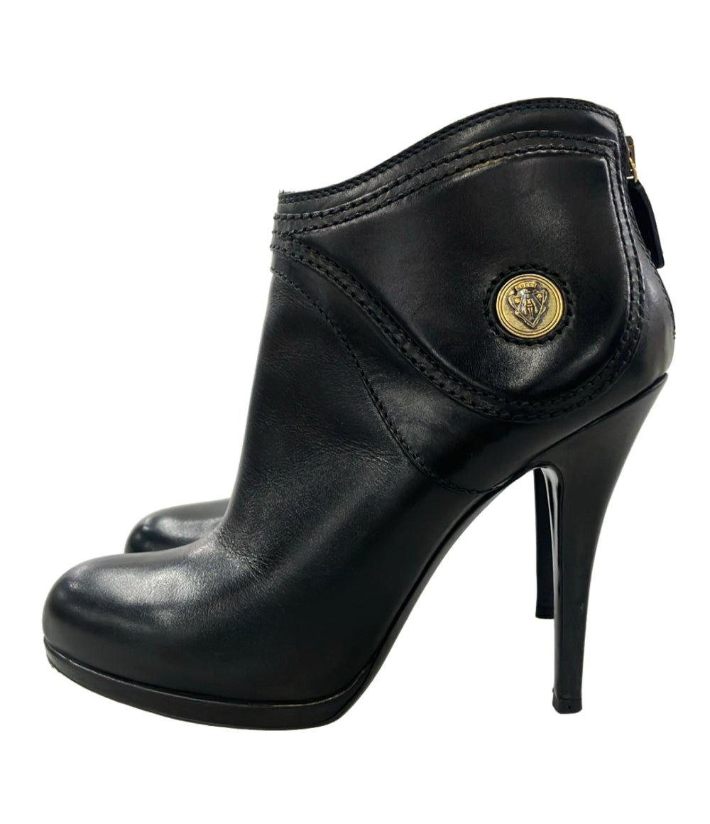 GUCCI バックジップブーティ 206776 レディース SIZE 37C グッチ