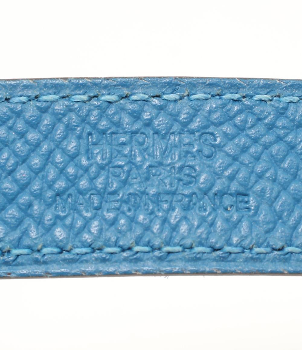 エルメス バングル パヴァーヌ シルバー金具 レザー レディース HERMES