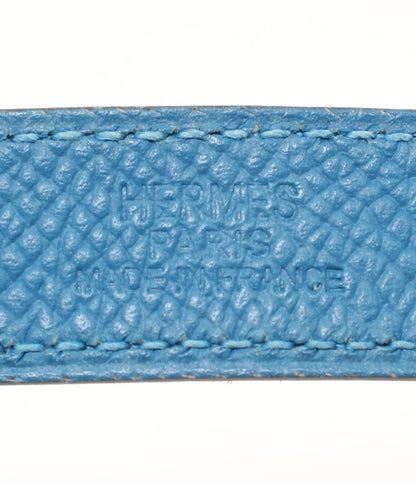 エルメス バングル パヴァーヌ シルバー金具 レザー レディース HERMES