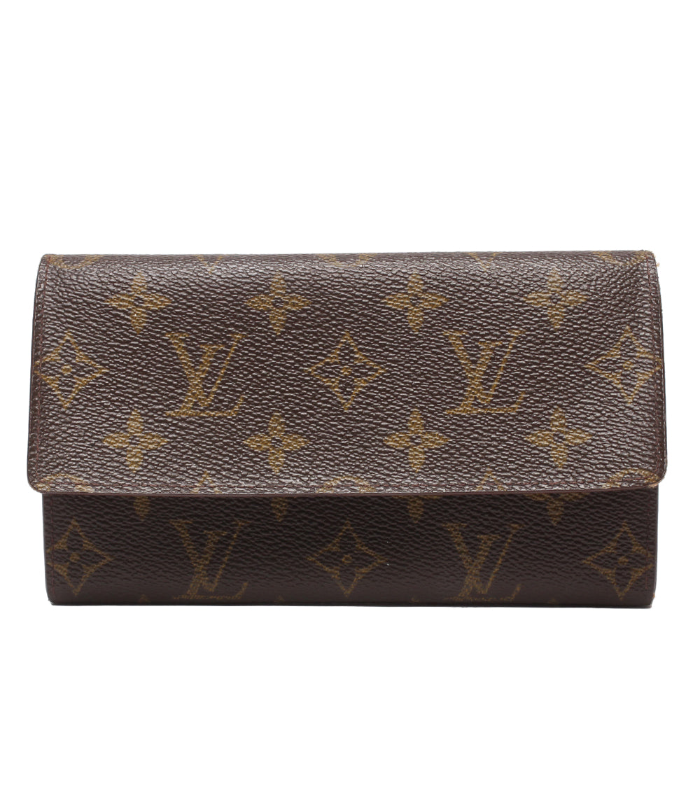 LOUIS VUITTON 長財布 ポルト 円 ３カルトクレディ モノグラム M61818 メンズ ルイ・ヴィトン