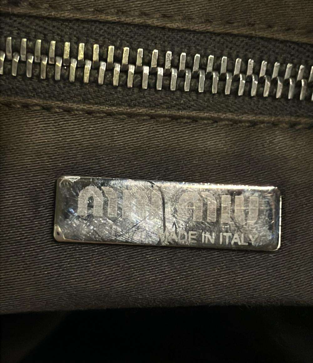 MIUMIU ハンドバッグ クロコ型押し レディース ミュウミュウ