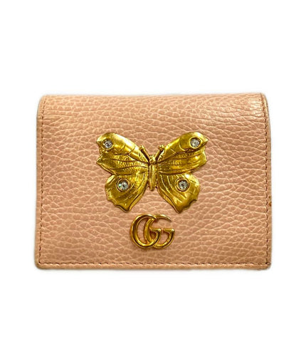 GUCCI 二つ折り財布 GGマーモント アニマリエ 499361 525040 レディース グッチ