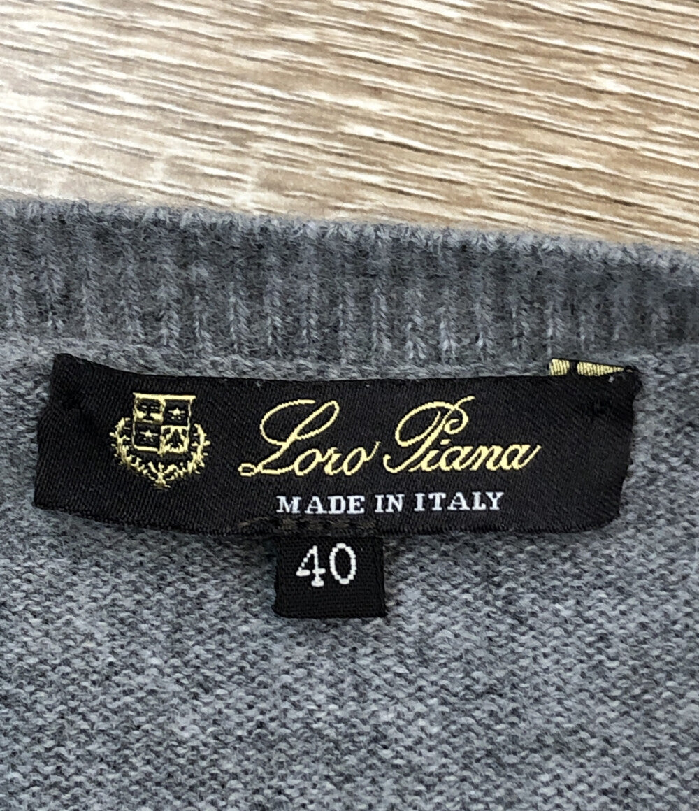 ロロピアーナ  長袖ニット カシミヤ100％      レディース SIZE 40 (S) Loropiana