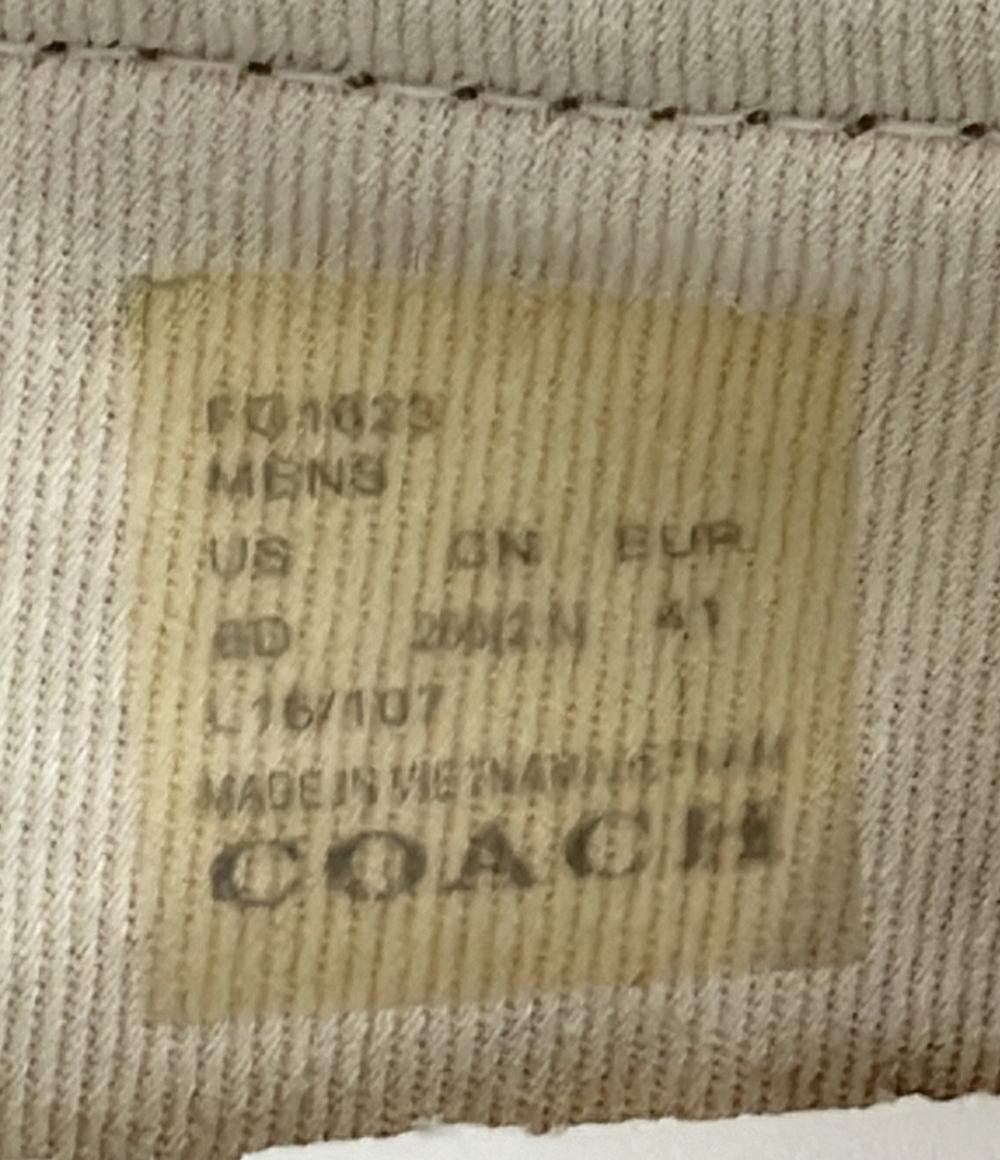 COACH スリッポン FG1823 メンズ SIZE 8D (M) コーチ