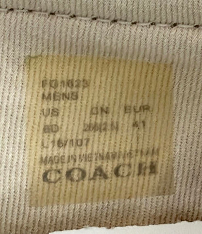 COACH スリッポン FG1823 メンズ SIZE 8D (M) コーチ