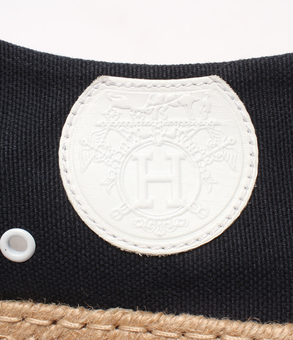 HERMES ローカットスニーカー エクスリブリス エスパドリーユ レディース SIZE 37 (24.5cm) エルメス