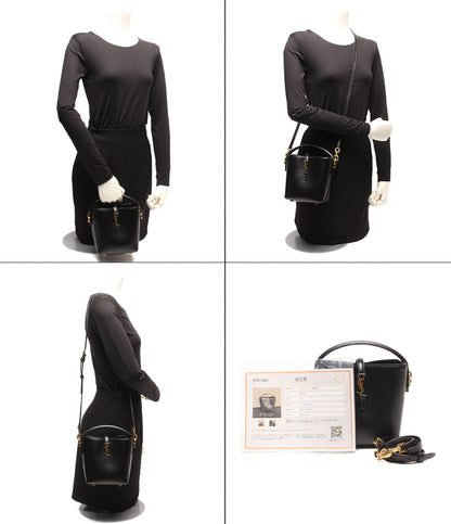 SAINT LAURENT PARIS 2WAYハンドバッグ ショルダーバッグ 肩掛け 斜め掛け LE 37 ミニ ミニバゲット 765870 レディース サンローランパリ