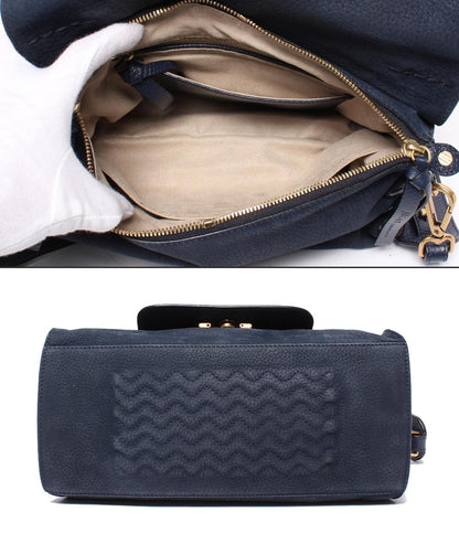 ZANELLATO 2way ハンドバッグ ショルダーバッグ 肩掛け スエード NINA レディース ザネラート