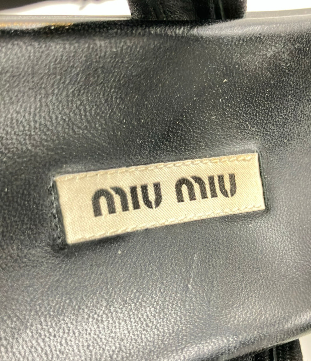 MIUMIU スポーツサンダル グリッター レディース SIZE 37 1/2 (24.5cm) ミュウミュウ