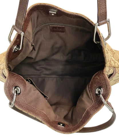 GUCCI ショルダーバッグ 肩掛け レザー キャンバス 121023 204991 レディース グッチ