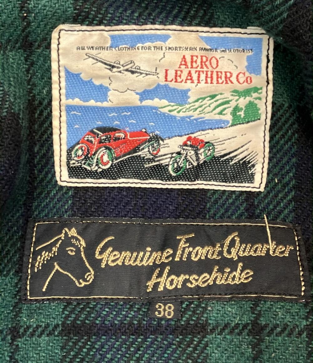 AERO LEATHER シングルライダース ライダースジャケット メンズ エアロ