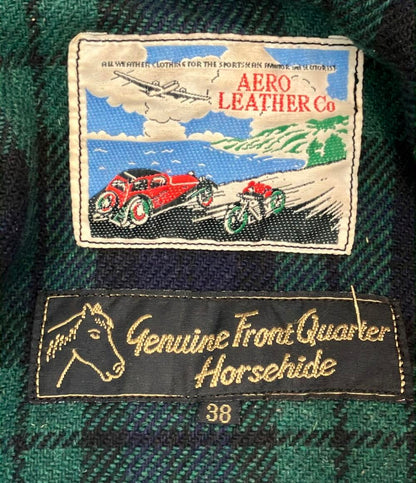 AERO LEATHER シングルライダース ライダースジャケット メンズ エアロレザー