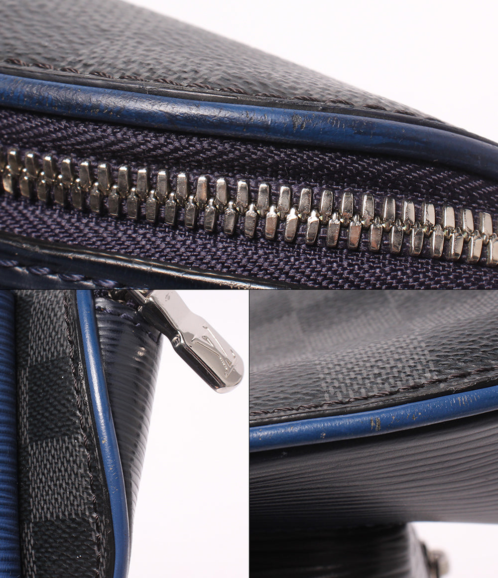LOUIS VUITTON ウエストポーチ ボディバッグ バムバッグ エピ ダミエ グラフィット M51464 メンズ ルイ・ヴィトン