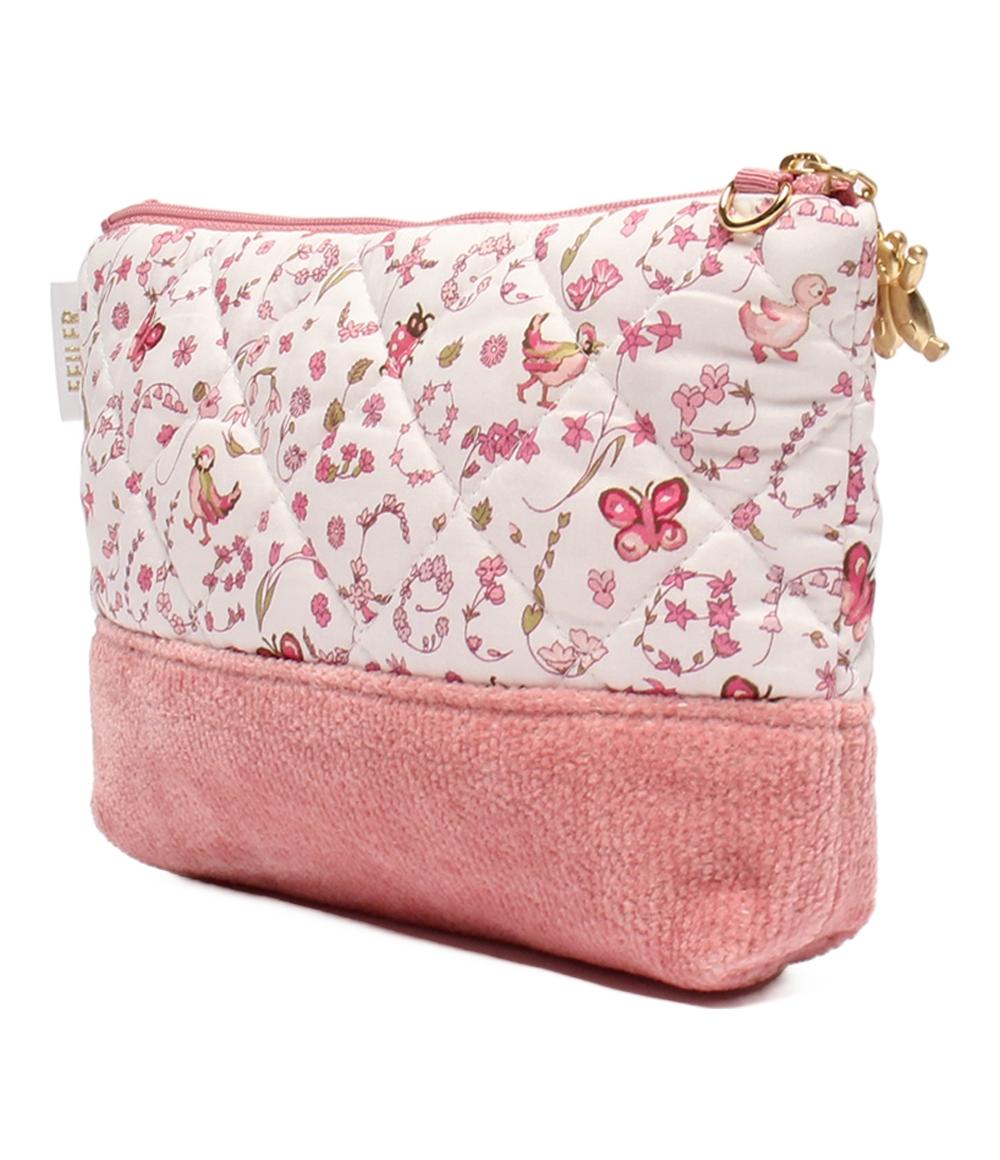 美品 フェイラー ポーチ リバティコラボ ハイジ フェイラー ガーデン レディース FEILER