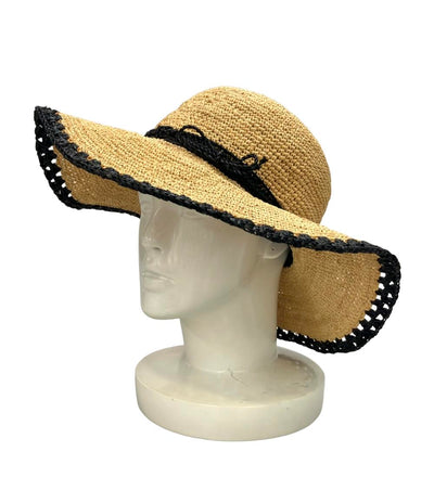 美品 メゾン エヌアッシュ パリ 麦わら帽子 レディース MAISON N.H PARIS