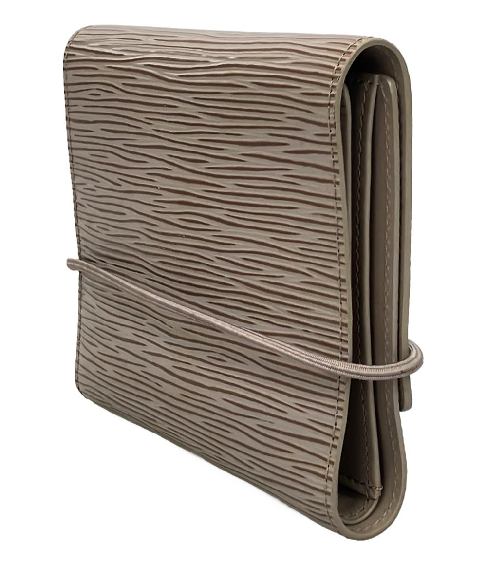 LOUIS エピ VUITTON ルイ・ヴィトン ポルトフォイユエラスティック_エピ_ エラスティックの通販 LOUIS VUITTON ルイ ヴィトン エピ エラスティック 三つ折り財布 ベージュ　レディース　MI0060 箱あり#Z169