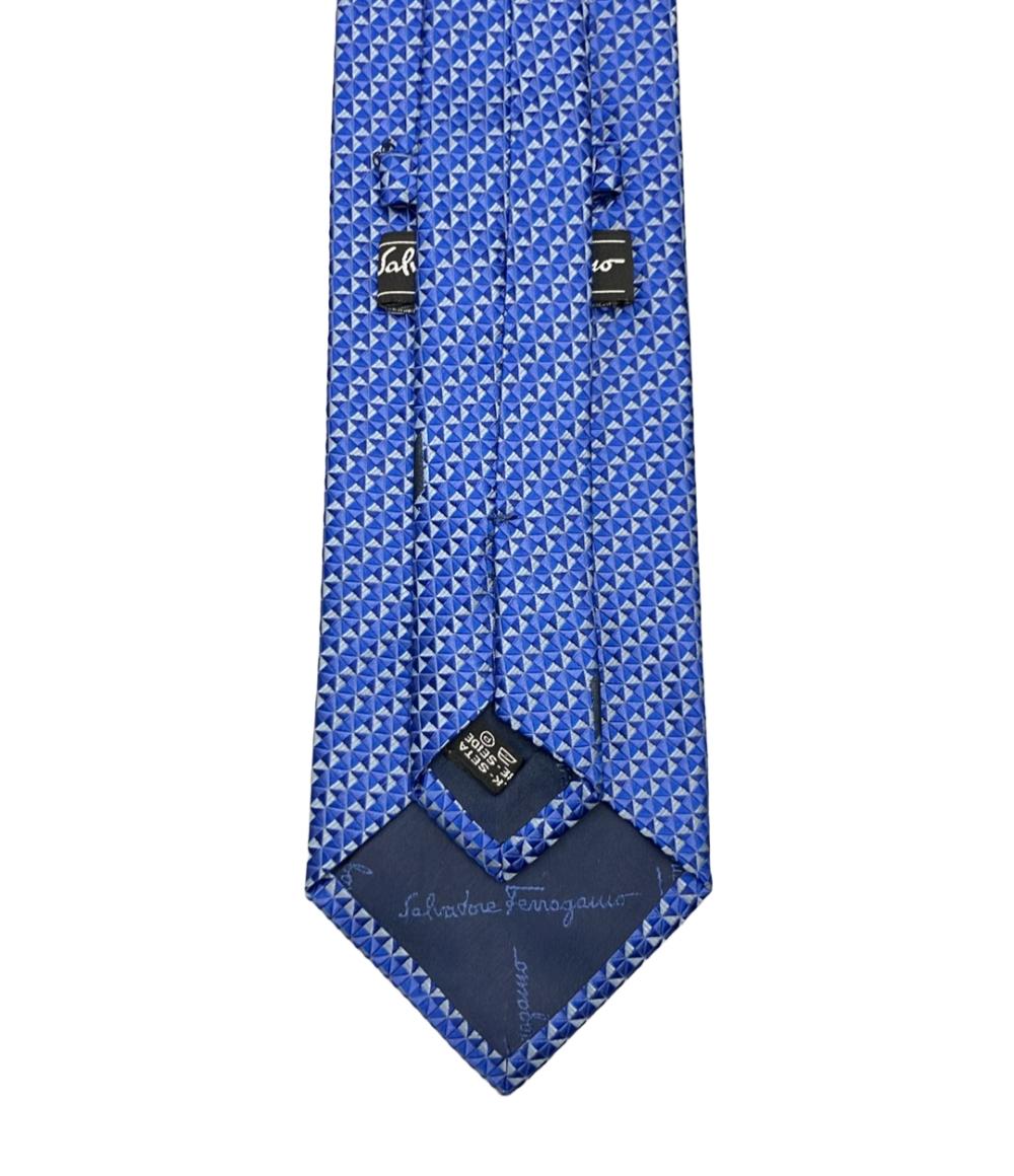 Salvatore Ferragamo ネクタイ シルク100% メンズ サルヴァトーレフェラガモ