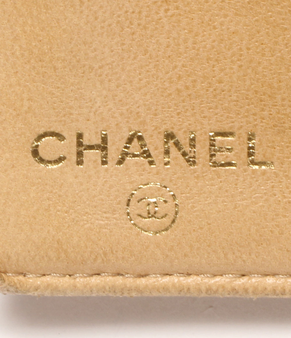 CHANEL 二つ折り財布 ゴールド金具 8番台 がま口 レディース シャネル
