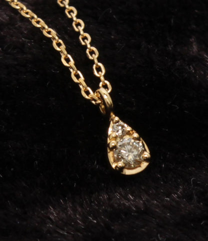 美品 ヨンドシー ネックレス K18 ダイヤ レディース 4℃