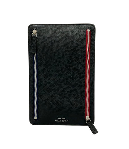 美品 SMYTHSON ポーチ ジップカレンシーケース 牛革 ユニセックス スマイソン