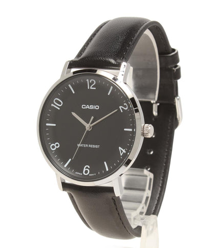 CASIO 腕時計 クオーツ ブラック MTP-VT03 メンズ カシオ