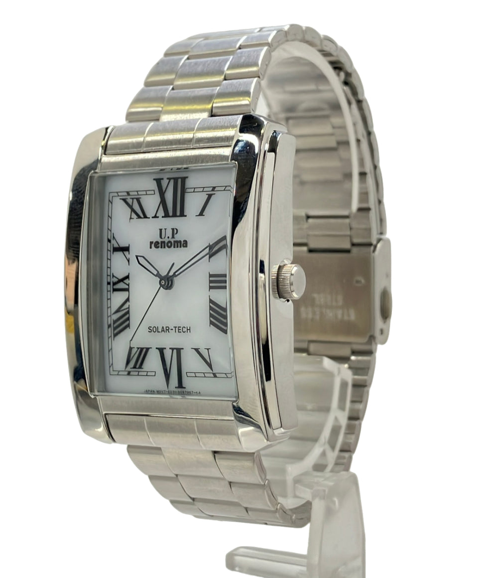 CITIZEN 腕時計 U.P.renoma ソーラー ホワイト E031-S5057833 メンズ シチズン