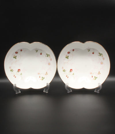美品 WEDGWOOD マリアージュボウル 皿 2点セット 20cm ワイルドストロベリー ウエッジウッド