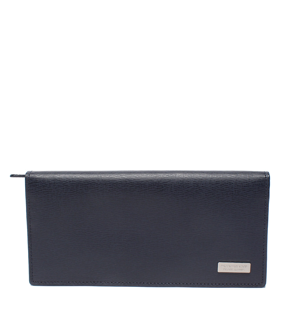 美品 BURBERRY BLACK LABEL 長財布 メンズ バーバリーブラックレーベル