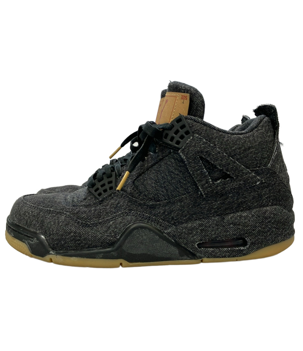 NIKE ローカットスニーカー JORDAN BRAND AIR JORDAN 4 RETRO LEVIS NRG AO2571-001 メンズ SIZE 25.0 ナイキ