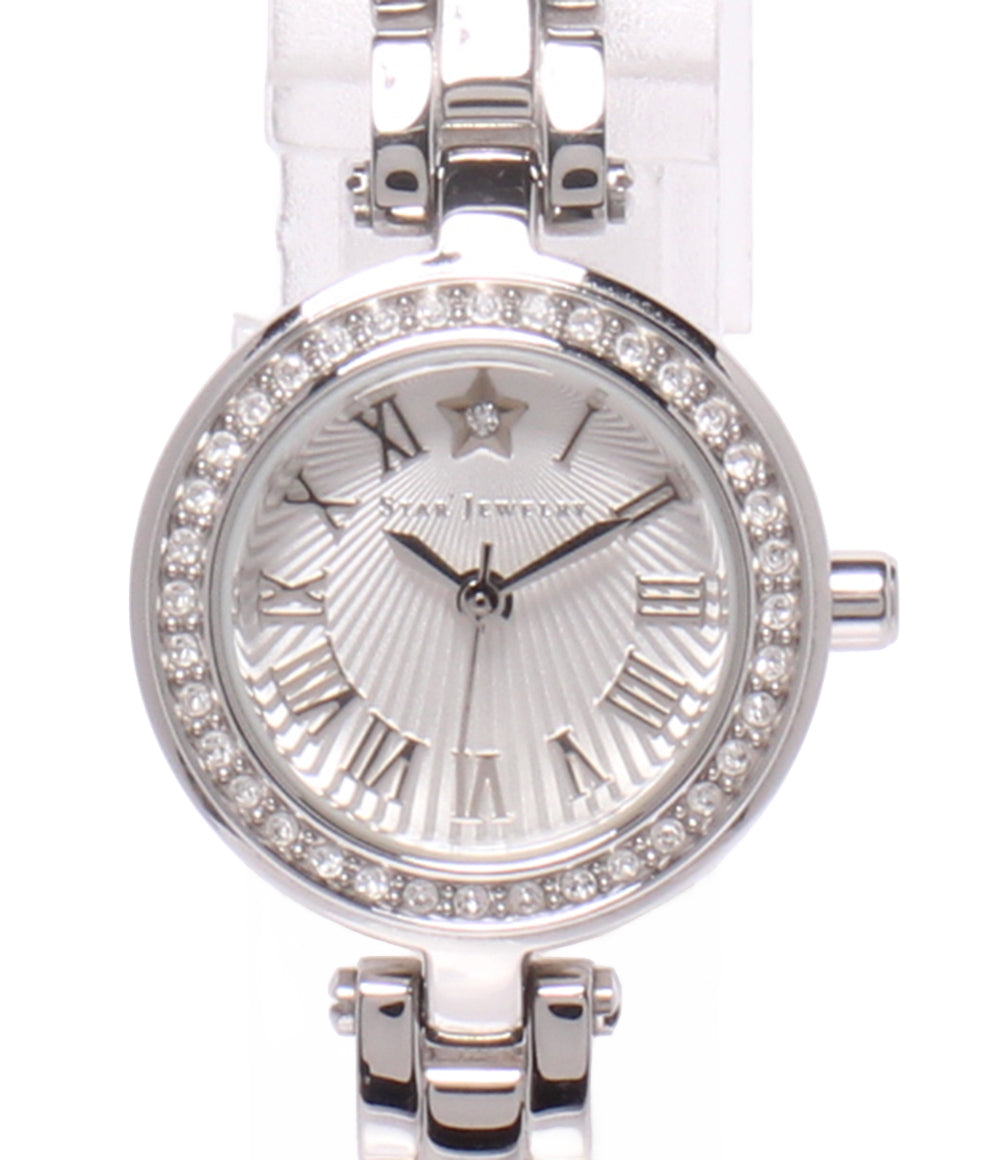 STAR JEWELRY 腕時計 2016年クリスマス限定 クオーツ ホワイト レディース スタージュエリー