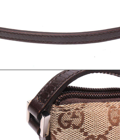 美品 GUCCI ポーチ アクセサリーポーチ GGキャンバス 07198 2123 レディース グッチ