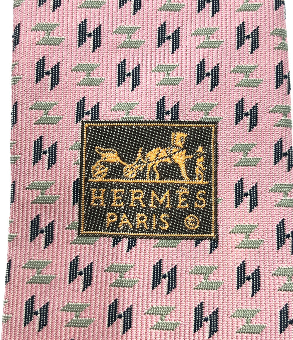 エルメス  ネクタイ シルク100％ 総柄      メンズ  (複数サイズ) HERMES