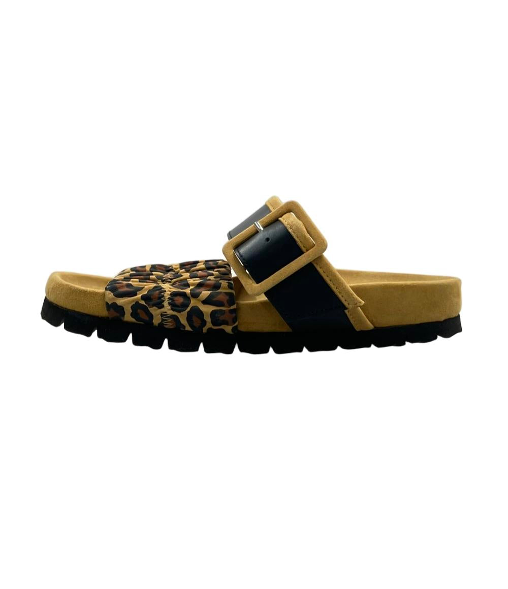 ピエールアルディ ベルトサンダル レオパード柄 レディース SIZE 39 (L
