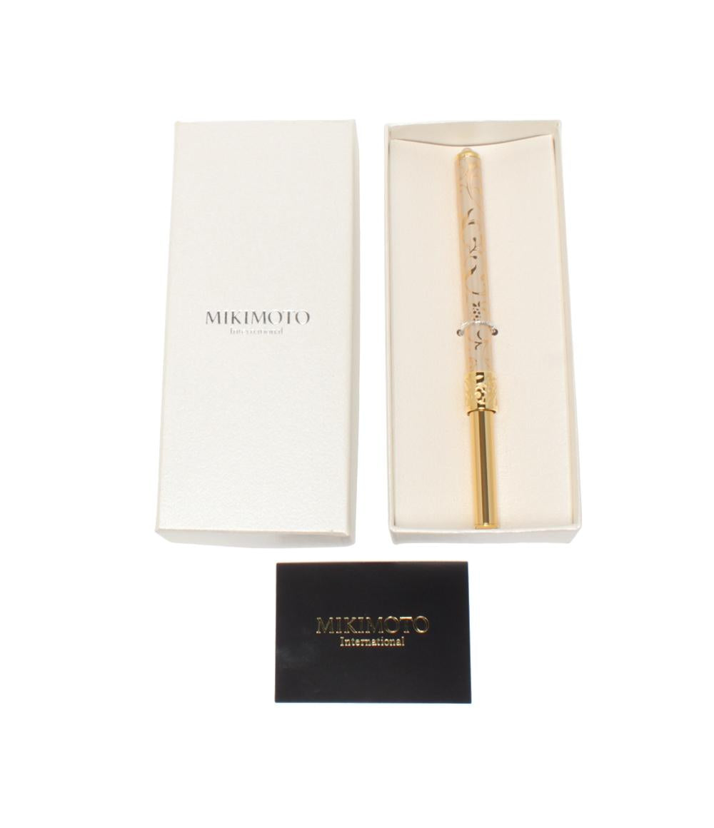 美品 MIKIMOTO International リップブラシ パール付 レディース