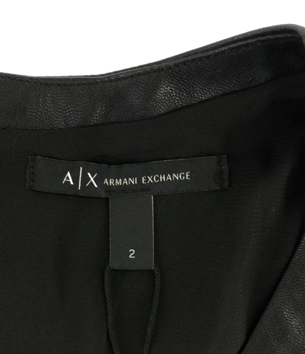 美品 アルマーニエクスチェンジ レザーワンピース レディース SIZE 2 (M) ARMANI EXCHANGE