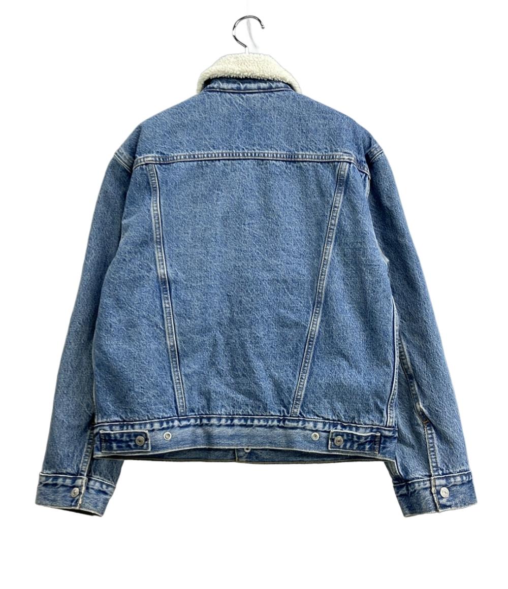 LEVI'S デニムボアジャケット Levi's デニムジャケット ダメージ加工 内側ボア レディース SIZE S