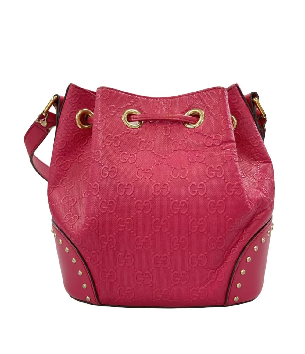 GUCCI ショルダーバッグ 斜め掛け 巾着バッグ 354229 525040 レディース グッチ