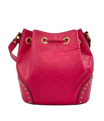 GUCCI ショルダーバッグ 斜め掛け 巾着バッグ 354229 525040 レディース グッチ