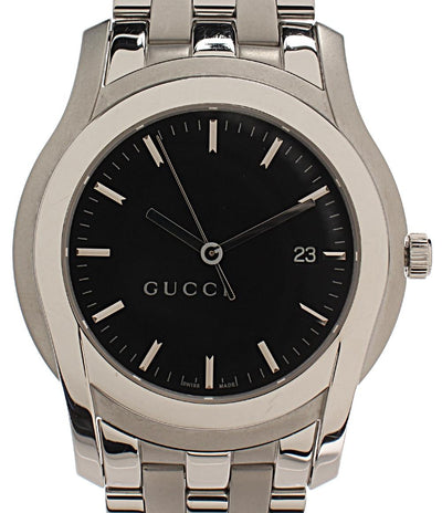 GUCCI 腕時計 クオーツ ブラック 5500XL メンズ グッチ