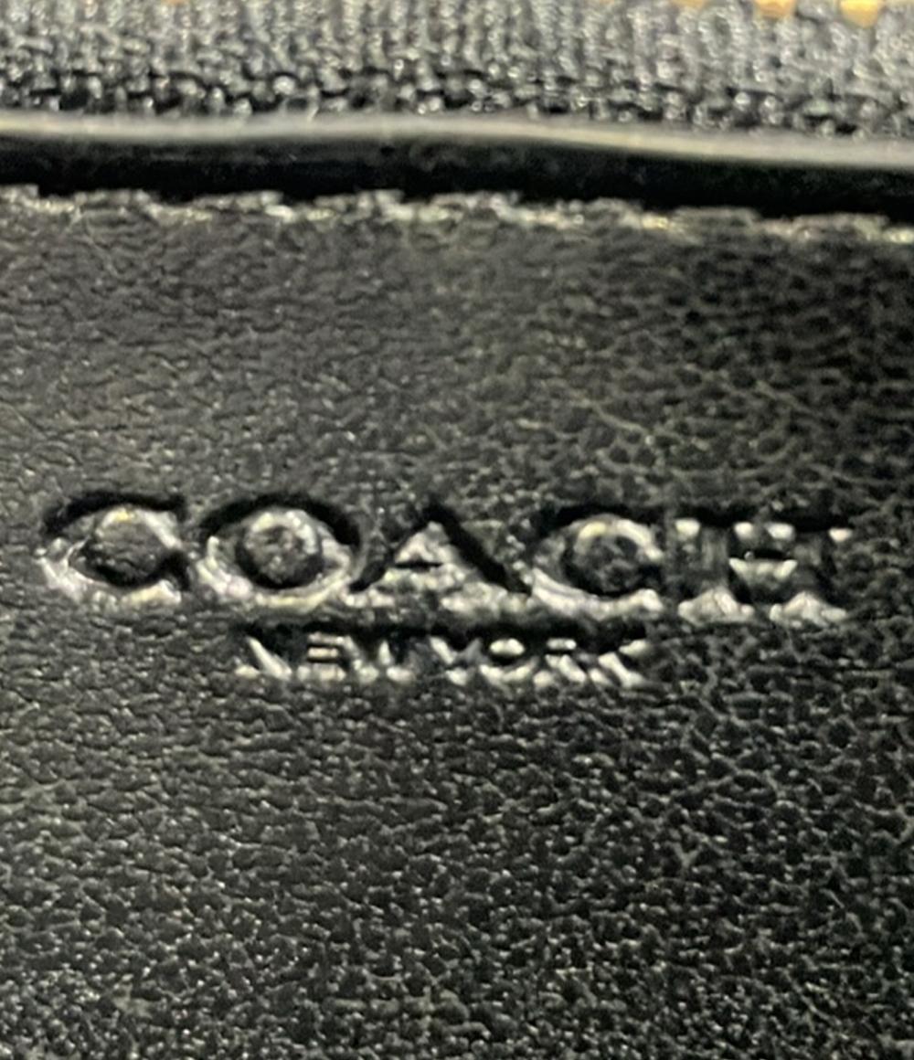 COACH ラウンドファスナー長財布 シグネチャー メンズ レディース コーチ