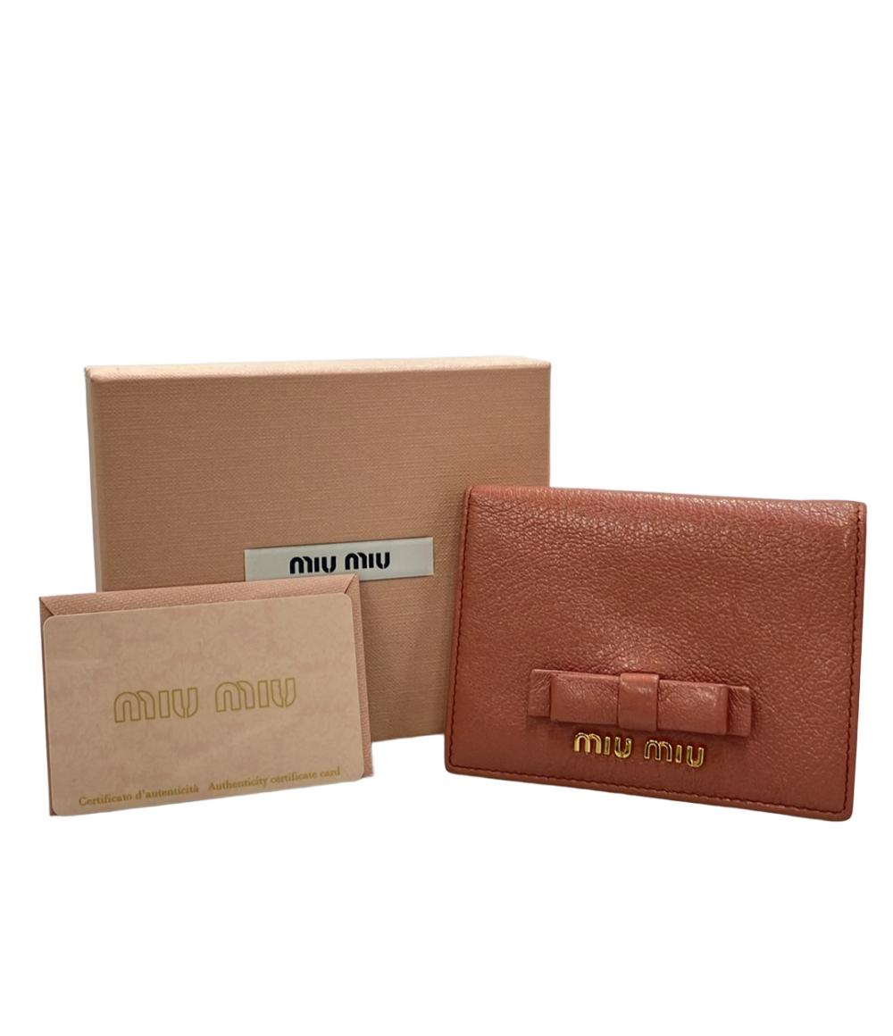 MIUMIU 二つ折り財布 レディース ミュウミュウ