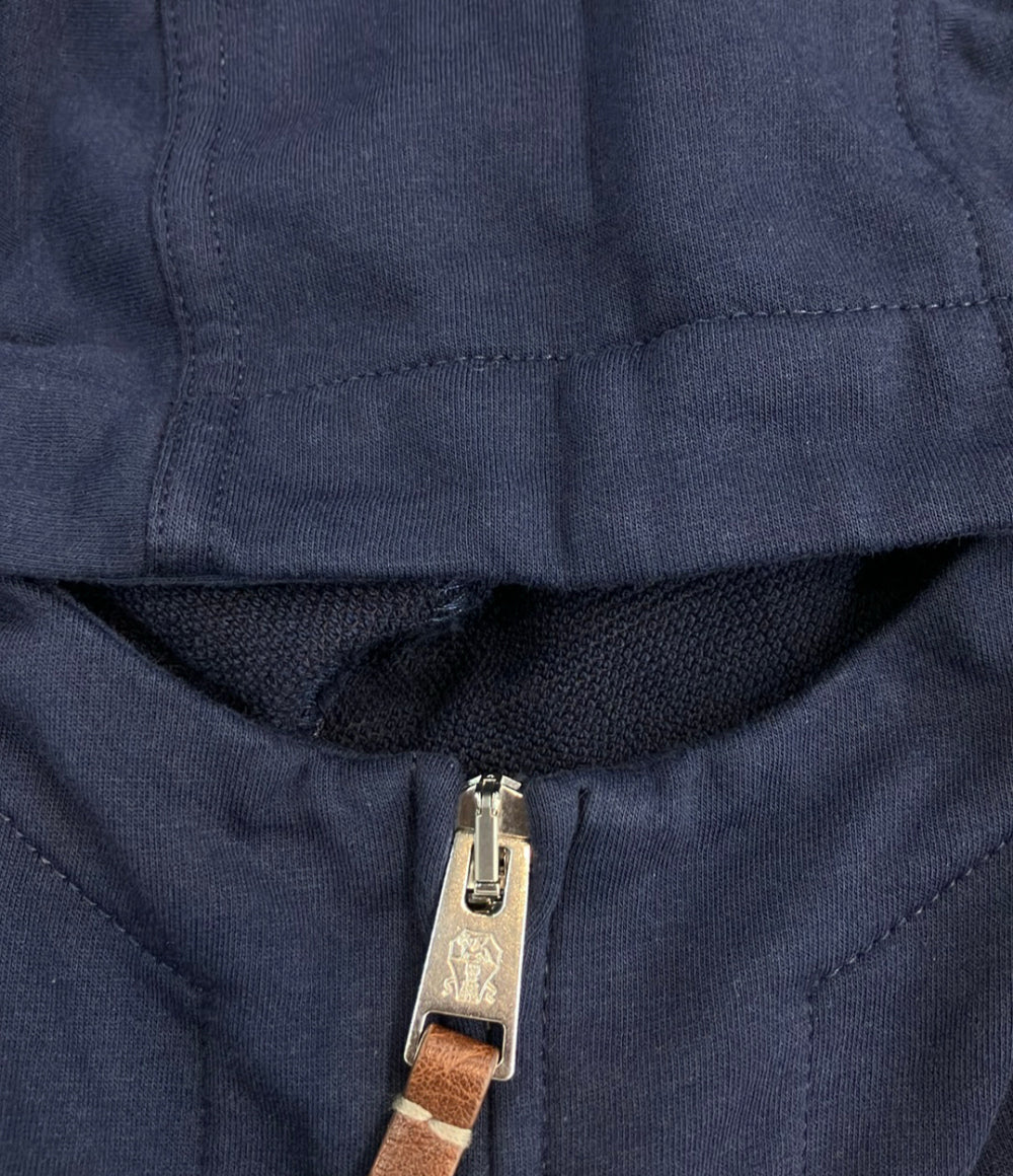 Brunello Cucinelli フード付き ジップアップベスト メンズ SIZE M ブルネロクチネリ