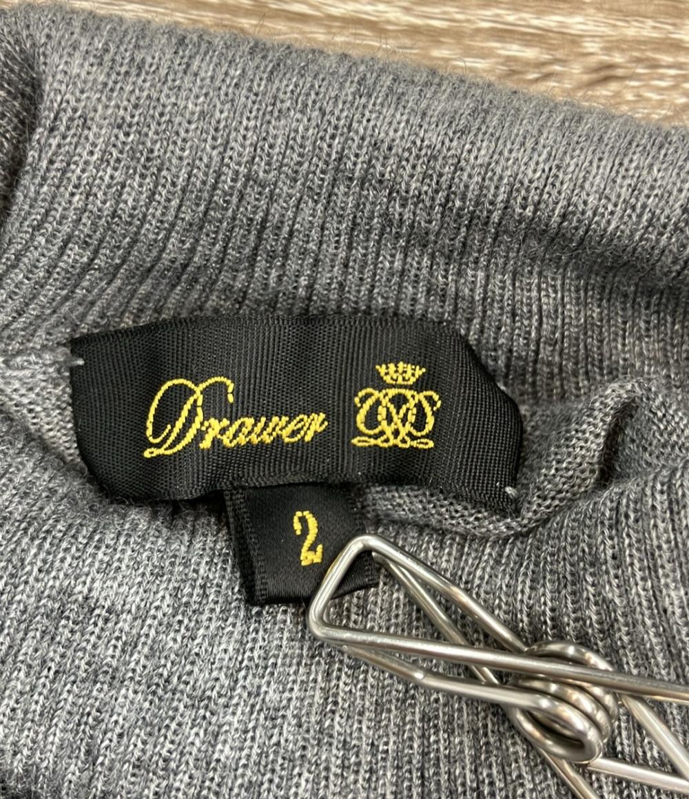Drawer 長袖ニット  18G カシミア タートルネック 6513-106-0864 レディース SIZE 2 (M) ドゥロワー