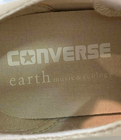 CONVERSE ローカットスニーカー × アースミュージックアンドエコロジー オールスターPLTS OX 5SE518 レディース SIZE 24.5 コンバース