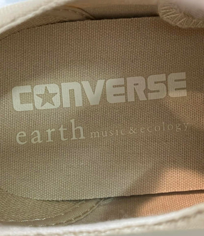 CONVERSE ローカットスニーカー × アースミュージックアンドエコロジー オールスターPLTS OX 5SE518 レディース SIZE 24.5 コンバース